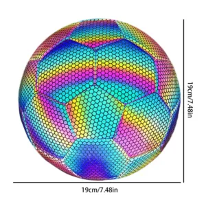 Ballon foot - Balle rêveuse multicolore